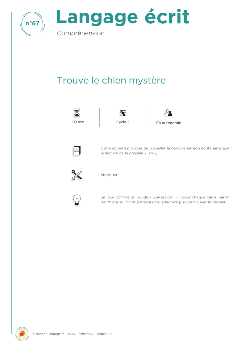 Trouve le chien mystère