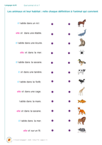 Quel animal correspond à cette définition ?