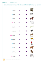 Quel animal correspond à cette définition ?