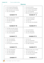 Trouve le cartable mystère
