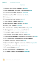 Antonymes en fin de phrases