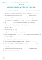 Trouve les mots avec la même lettre finale muette (r, s, x, r)