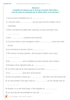 Trouve les mots avec la même lettre finale muette (r, s, x, r)