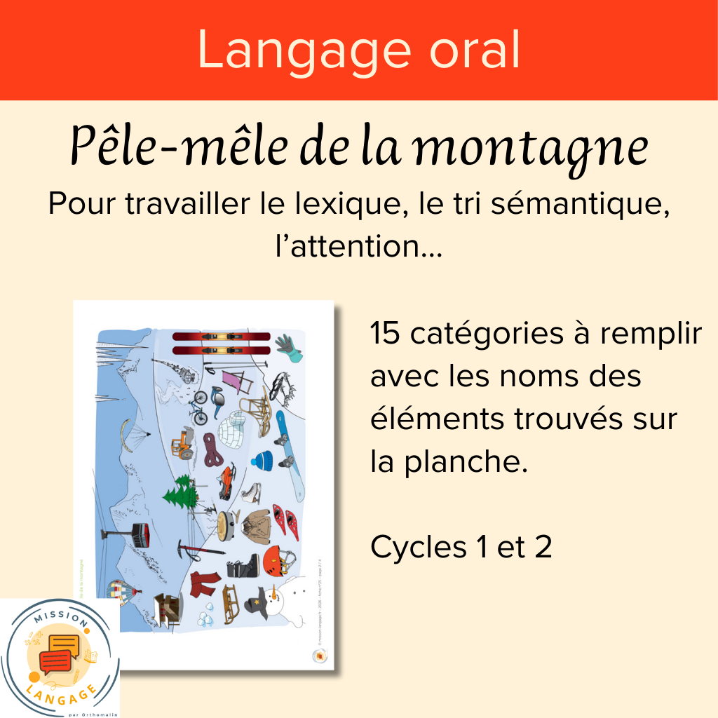 Pêle-mêle de la montagne