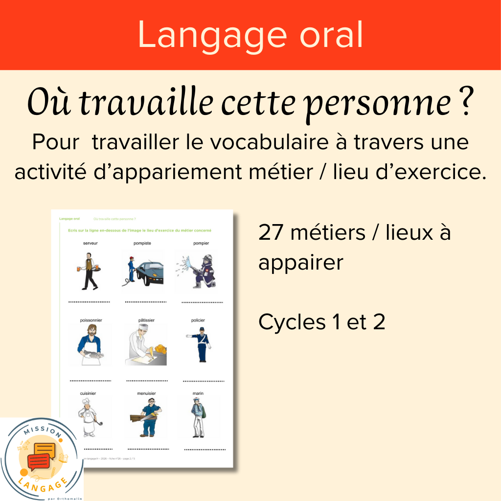 Où travaille cette personne ?