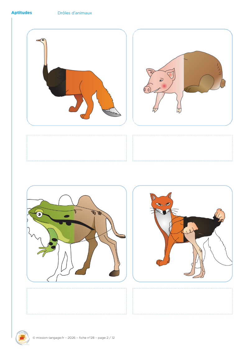 Drôles d’animaux
