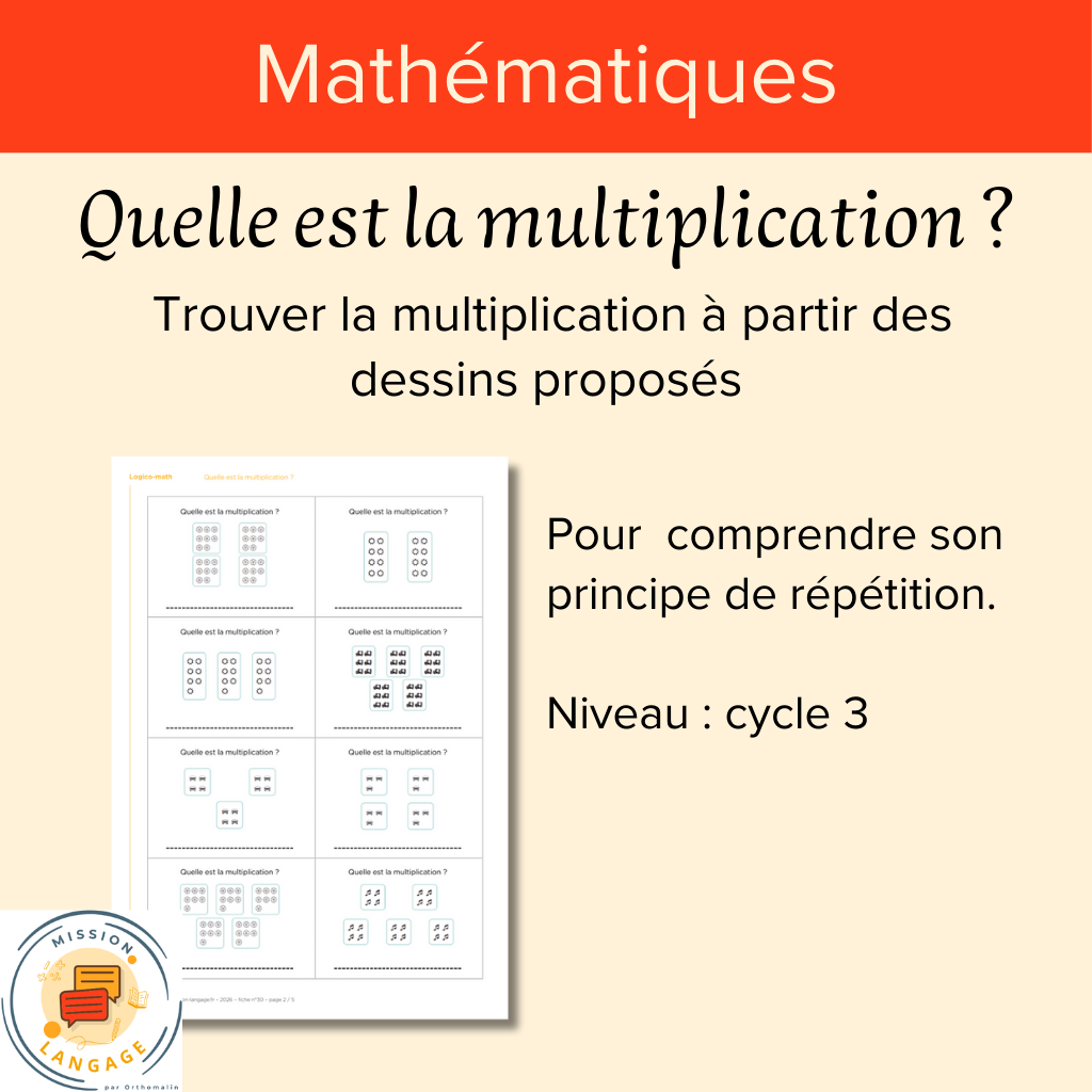 Quelle est la multiplication ?