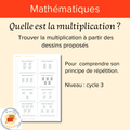 Quelle est la multiplication ?