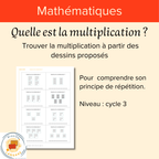 Quelle est la multiplication ?