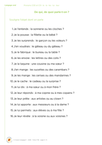 Pronoms COD et COI : le - la - les - lui - leur
