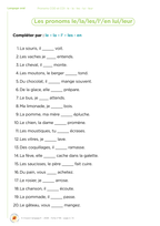 Pronoms COD et COI : le - la - les - lui - leur
