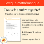 Trouve le nombre mystère !