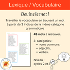 Devine le mot !