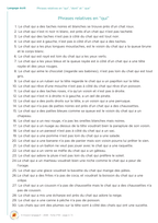 Phrases relatives en “qui” , “dont” et “ que”
