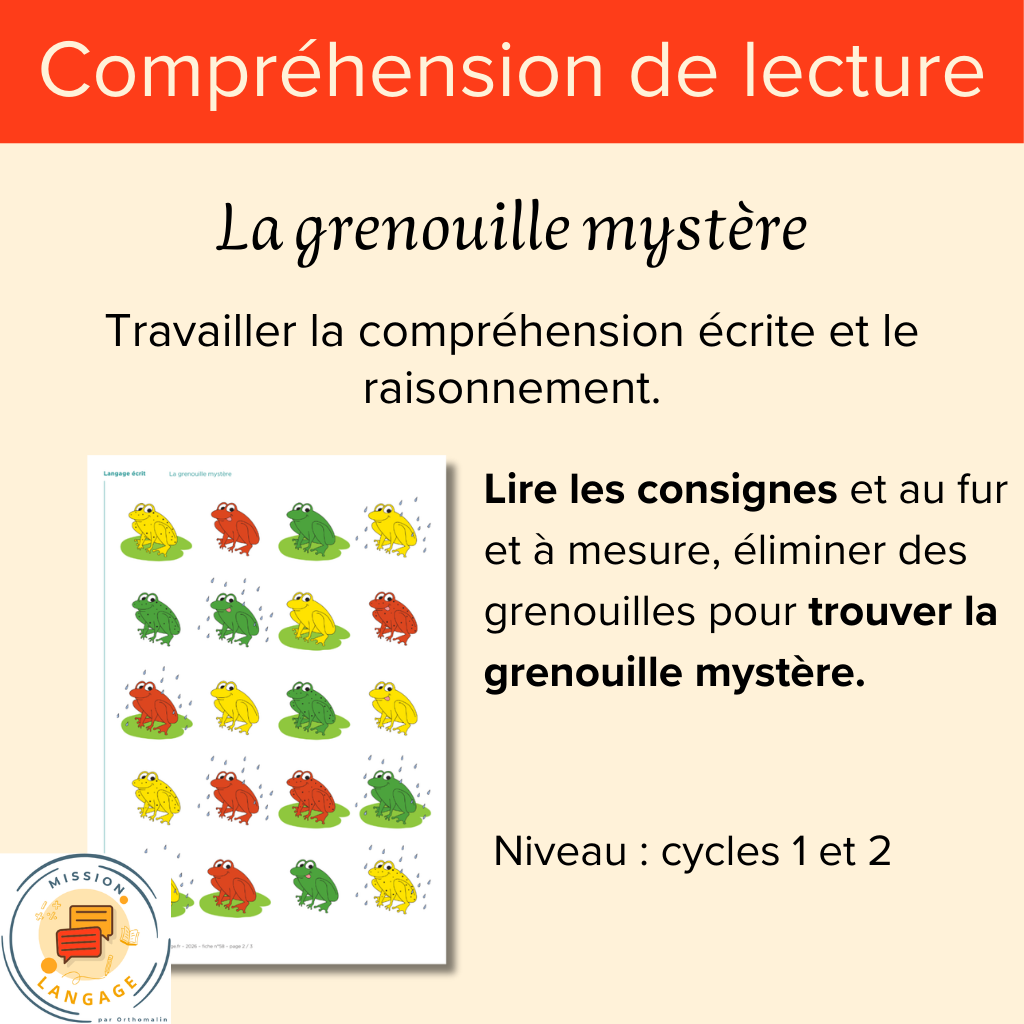 La grenouille mystère