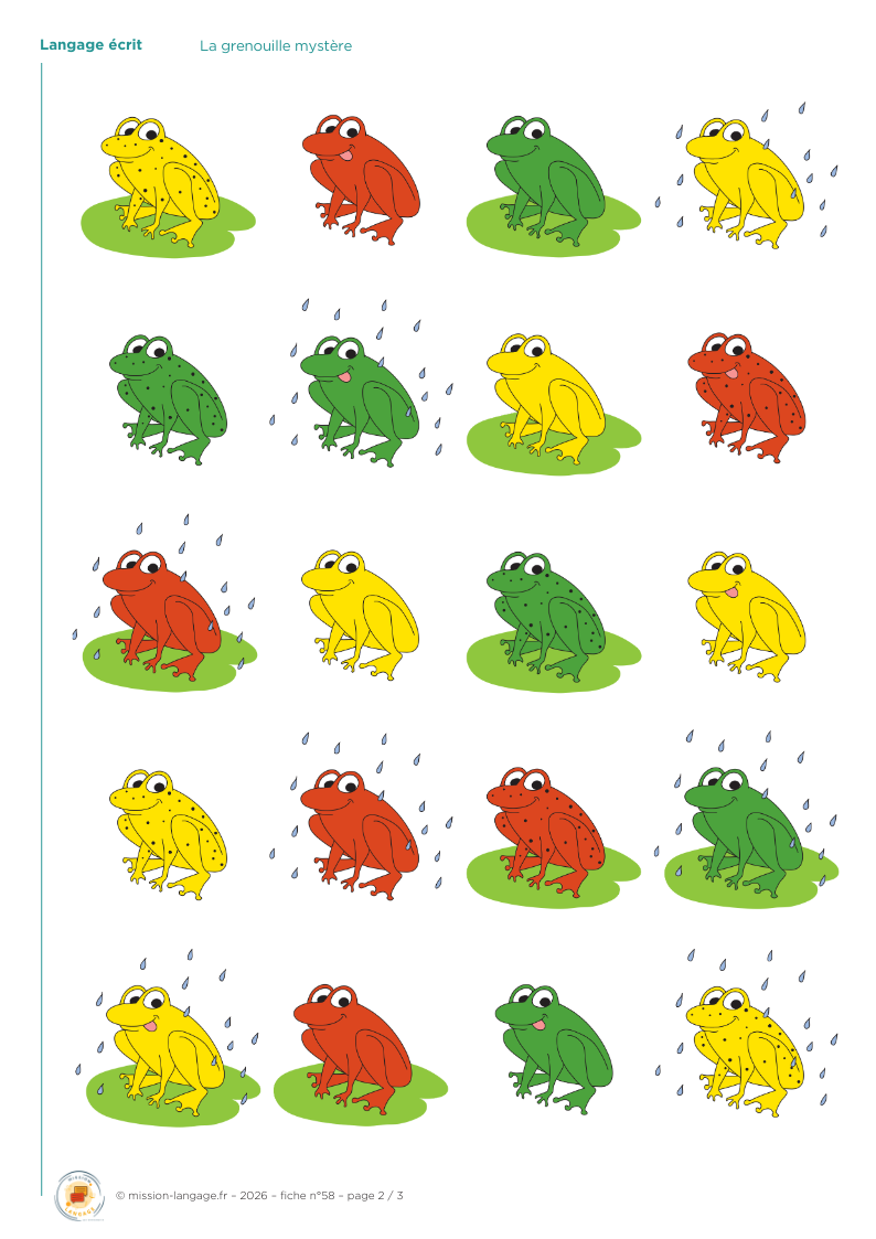 La grenouille mystère