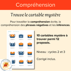 Trouve le cartable mystère