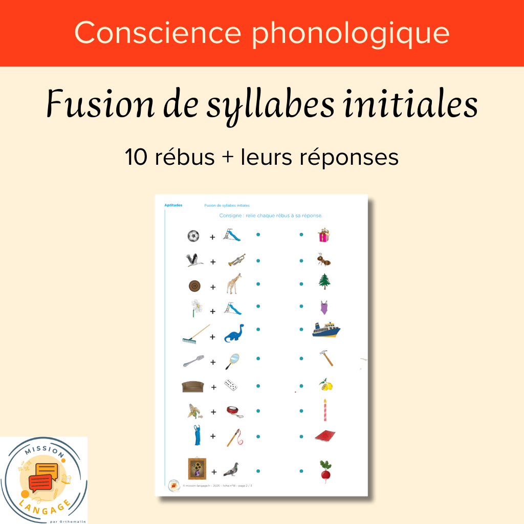 Fusion de syllabes initiales