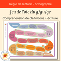 Jeu de l’oie g/gu/ge